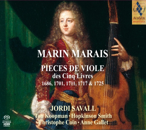 Marais: Pieces de viole des Cinq Livres 1686, 1701, 1711, 1717 & 1725